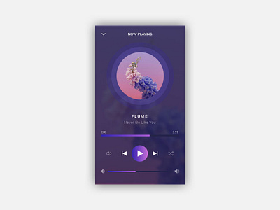 Music app - 01 app design ui ux web design