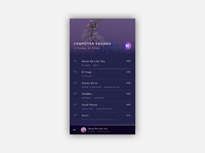 Music app - 02 app design ui ux web design