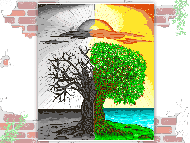 Vita Mortem Artboard animated artboard landscape paint tools tree