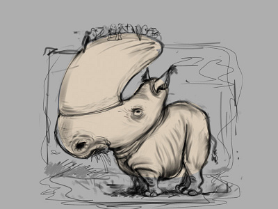 Rhino Rough illustration