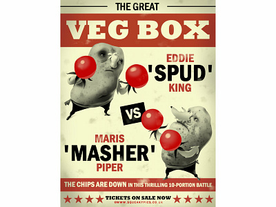 VEG BOX clip studio paint illustration poster poster art