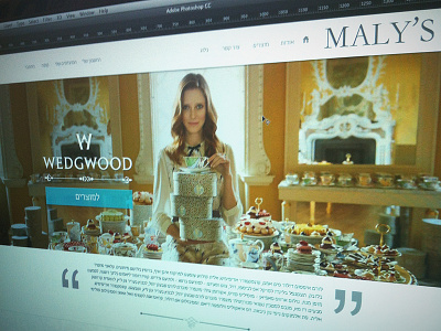 Maly-home page design home page luxury ui web