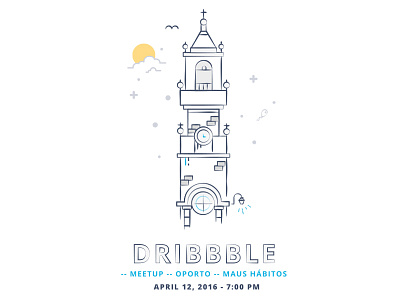 Dribbble Meetup PORTO cities designers dribbble dribbble meetup farfetch illustration porto social