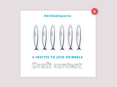 Draft Contest #DribbblePorto contes draft dribbble dribbbleporto invites porto portugal