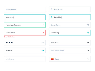 User Interface elements