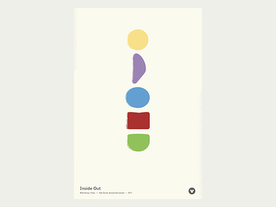Inside Out Minimalism Movie Poster