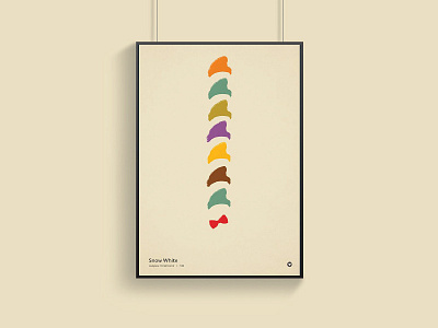 Snow White Minimalism Movie Poster