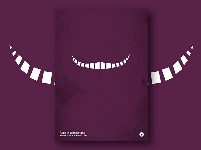 Alice in Wonderland Minimalism Movie Poster