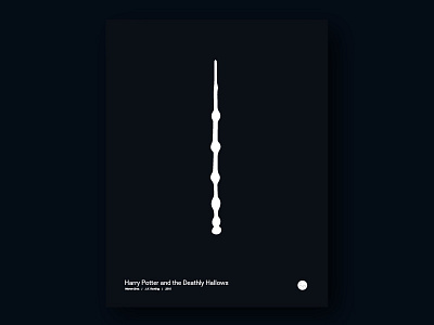 Harry Potter and the Deathly Hallows Minimalism Movie Poster