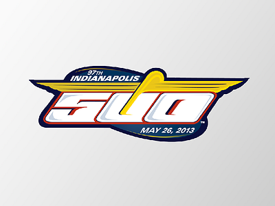 Indy 500 Logo design illustrator indy500 logo logo design racing typography