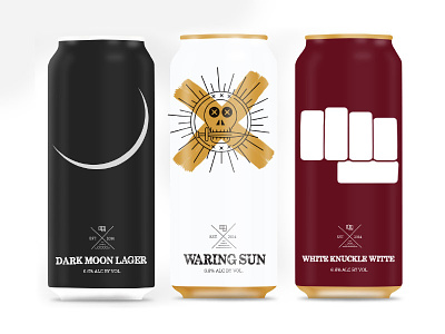 Can Design Concepts beer beer cans design minimal mockup