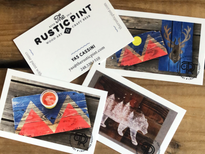 The Rustic Pint Business Cards