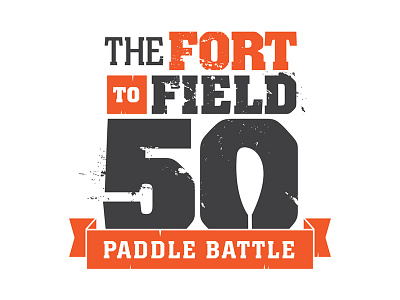 The Fort to Field 50 Paddle Battle logo sports