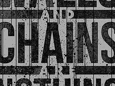 Arcadia / Walls And Chains apparel arcadia band merch chains hardcore merch merch design schpamb tshirt art tshirt design tshirt graphics walls