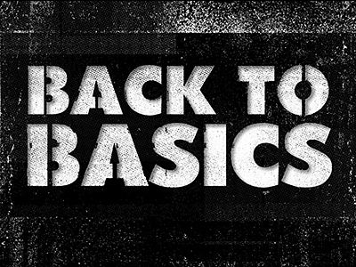 Back To Basics art basics design graffiti poster print schpamb sticker