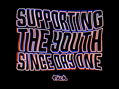 Youth apparel fxck fxckbrand lettering merch merch design schpamb streetwear tshirt art tshirt graphics typography youth