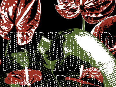 Anthurium anthurium floral merch merch design schpamb tshirt tshirt art tshirt graphics