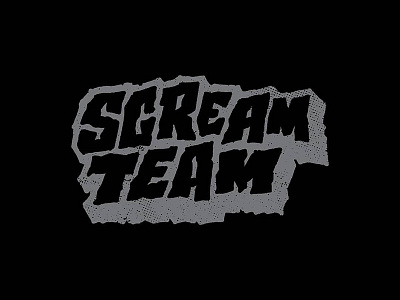 Scream Team art brand branding customlettering design distressedunrest graphicdesign graphicindex graphics horror identity killapinas lettering logo logoinspirations logolove screamteam streetwear typegang typography