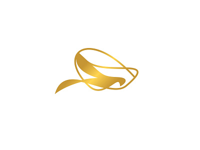 Bird gold брендинг вектор дизайн значок иллюстрация логотип типография щ