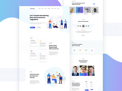 Agency Landing Page agency app corporate free illustration ios job landing page landingpage minimal mobile portfolio saas ui ux website