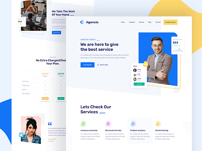 Agency Landing Page