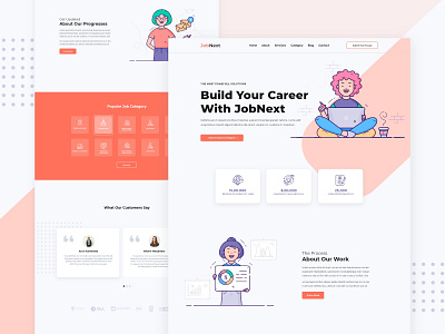 Job Portal Landing Page