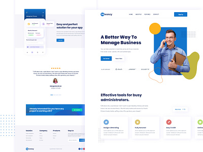 Agency Landing page