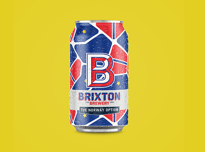 Brixton Brewery | The Norway Option beer can beer label beer label design brixton craft beer graphic design package design packaging print design