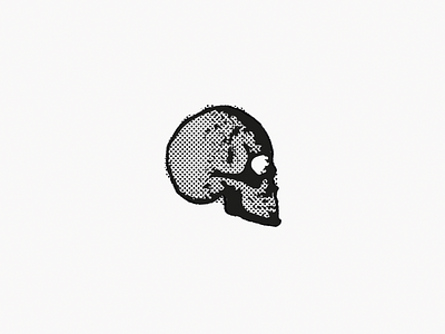 SKULL BOY. blackandwhite grunge halftone illustration illustration digital skull skull illustration texture