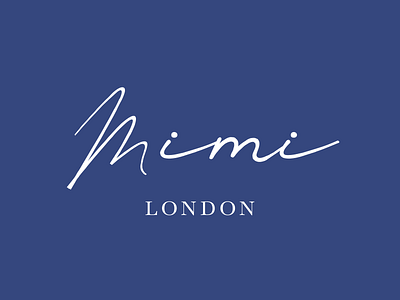 MIMI London brand identity branding branding and identity branding concept logo logo designer logodesign london mimic pet branding script visual identity wordmark