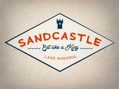 Sandcastle Logo doug flicker lake nokomis restaurant logo piccolo sandcastle