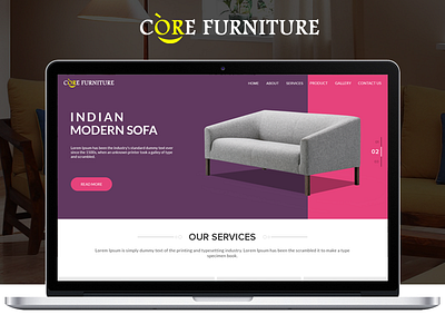 Furniture Web Page