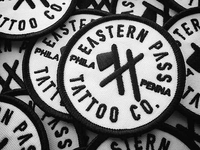 Eastern Pass Tattoo branding identity typography