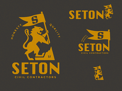 SetonCivil Construction Co. branding identity logo typography