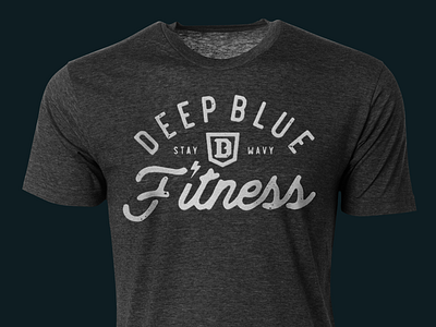 Deep Blue Classic apparel design branding fitness identity weightlifting