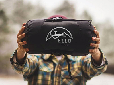 ELLO Supply Co. Duffle Bag apparel design branding fitness identity logo