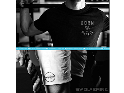 SWOLVERINE apparel design branding fitness identity logo