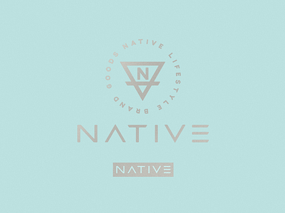 Native Lifestyle apparel design branding fitness identity logo