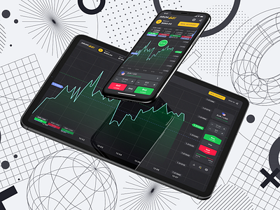 ArumGO Trading Platform chart dark design forex platform trading ui ux