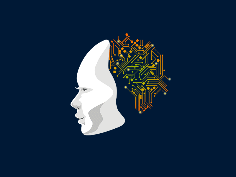 Artificial intelligence logo after effects animation artificial intelligence brand branding design gif graphic design logo motion motion design