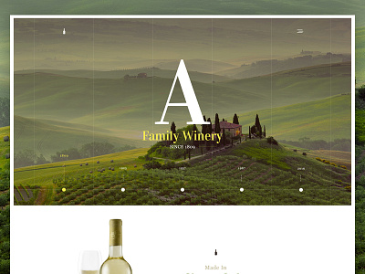 Daily UI #003 - Landing Page + Free PSD challenge daily ui dailyui freebie freebies hero landing page psd slider timeline ui wine