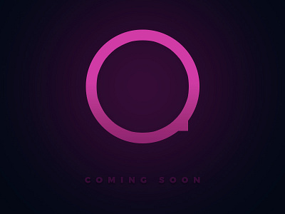 Q - Coming Soon brand coming soon new project q