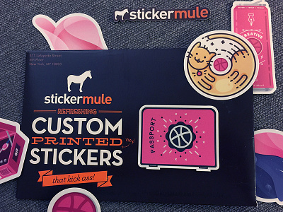 Free Stickers form Sticker Mule dribbble free stickermule stickers