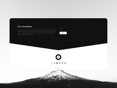 Dune Template black white bootstrap dune html minimalism theme