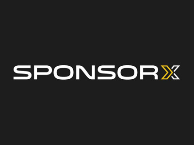 SponsorX identity logo media