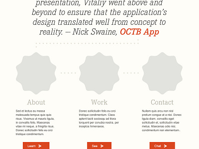 bottom half! about contact portfolio ui ui ux user experience user interface ux work