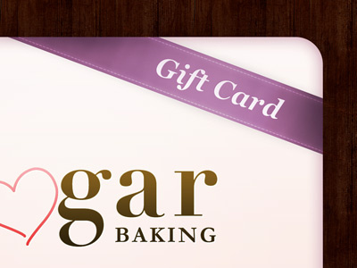 Sugar Gift Card gift card label