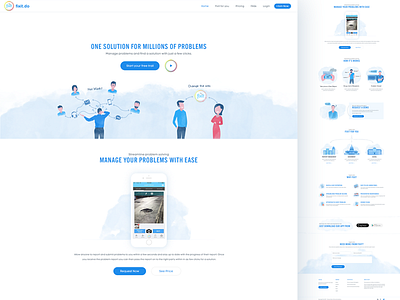 SAAS website design