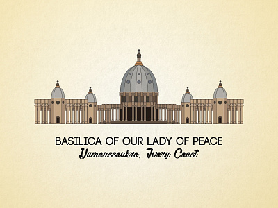 Basilica Of Our Lady Of Peace illustration