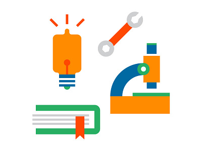 Make Stuf! book light bulb microscope wrench